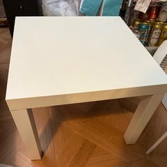 IKEA イケア　LACK ラック  サイドテーブル, ホワイト...