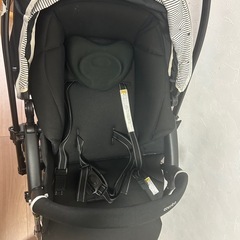 心斎橋/ココロンハイエアーSLレインカバー付き/両体面A型ベビーカー/買い物籠つめる！の画像