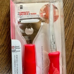 新品未使用 トマト ピーラー ナイフ セット 便利グッズ キッチン用品の画像