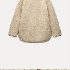 ZARA ボアダブルフェイスジャケット　Mの画像