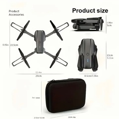 YLEEGS E99 ミニドローン HDカメラ無し、全方位障害物回避、モバイルリモートコントロール、USB充電の画像