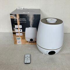 ライフオンプロダクツ 上部給水超音波式加湿器 湿度コントロール付...