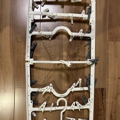 52クリップ付き折りたたみ式洗濯ピンチハンガーの画像