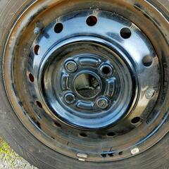 鉄チンホイールセット 13インチ 145/80/R13の画像