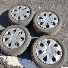 【お取引中】【廃タイヤ】185/60R15 4本 鉄ホイール付の画像