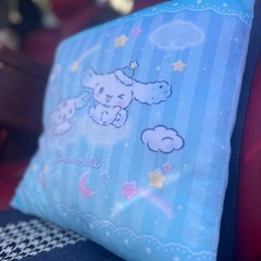 シナモロール当りくじ クッションブルー未開封の画像