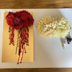 成人式晴れの日用髪飾りの画像