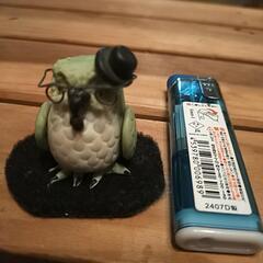 フクロウの置物