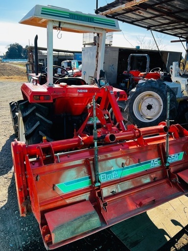 売約済み❗️日ノ本 ヒノモト トラクター N249 耕運機 ロータリー付き❗️