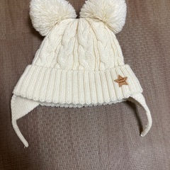 (ほぼ新品)プティマイン　ニット帽 46