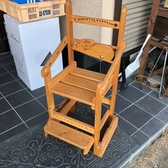 幼児用手作り高椅子