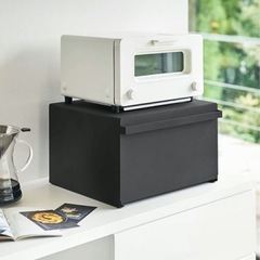 ブレッドケース タワー ブラック 黒　2つセット　山崎実業