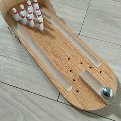 木製玩具 bowling game ボウリング卓上ゲーム おもちゃ