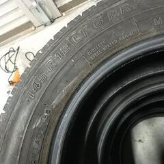 スタッドレス4本セット　145R12の画像