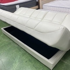 【お譲り先確定】ニトリ ソファベッド 3人がけの画像
