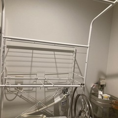 洗濯機ラック ホワイト 取りに来られる方