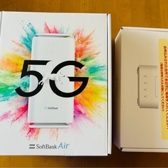 ☆SoftBankAir5Gターミナル&おうちのでんわ☆セット（説明書付き）の画像