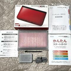 美品 動作確認済み ニンテンドー3DSLL 本体 レッド×ブラック