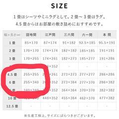 畳ラグ　6畳