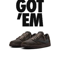 【27.5cm】エア ジョーダン 1 x Travis Scott