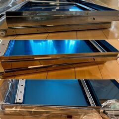 シンク下 収納 スライド ラック 3段 50cm 幅の画像