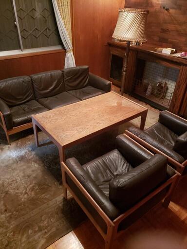 【高級応接セット】宣伝目的で大安売り☆少々キズあり☆