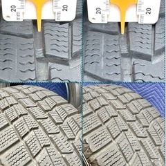 「2」 195/65R15 中古冬用タイヤ2本の画像