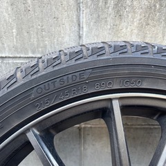 [取引中]スタッドレスタイヤ　215/45R18　　の画像
