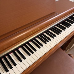 KAWAI 電子ピアノ ブラウンの画像