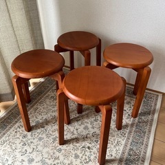 スツール4脚セット