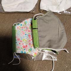 お値下げ☆新品布マスク5枚セット(2枚は手作り)の画像