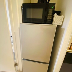 冷蔵庫　電子レンジ　ケトル　3点セット　 の画像