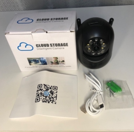 ㉞ 1台【新品】YIIYRY 1080p HD 2.4GHz 屋内用 Wi-Fi セキュリティカメラ