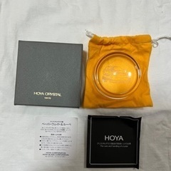 HOYA クリスタルガラス製 ペーパーウエイト&ルーペ（BMWコ...
