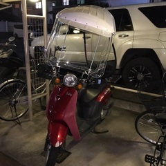 バイクのカパー、カーポート、かな?