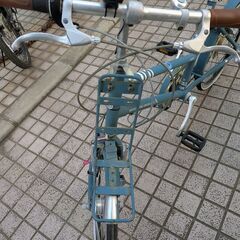 ミニベロ 自転車 20インチ 中古 パンク有り　※直接引き渡しの画像