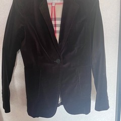 バーバリージャケット　ベロア　【決まりました】レディース