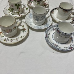WEDGWOOD カップ&ソーサー6客セット 