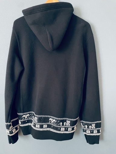 SACAI 19AW チロリアン柄 刺繍パーカー サイズ1 19-02100M 