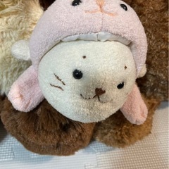熊 チップとデール うさき ぬいぐるみ  の画像