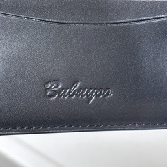 新品❤️財布  二ツ折リ 本革 スキミング防止 箱付き 黒 の画像