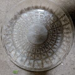ガラス皿２個セット中古の画像