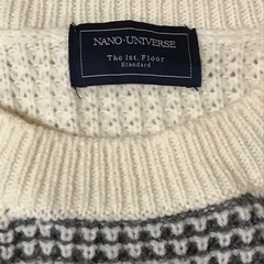 【nano・universe　ナノユニバース】　セーター　メンズの画像