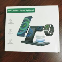 新品未使用★3 in 1 ワイヤレス充電器