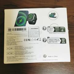 新品未使用★3 in 1 ワイヤレス充電器の画像