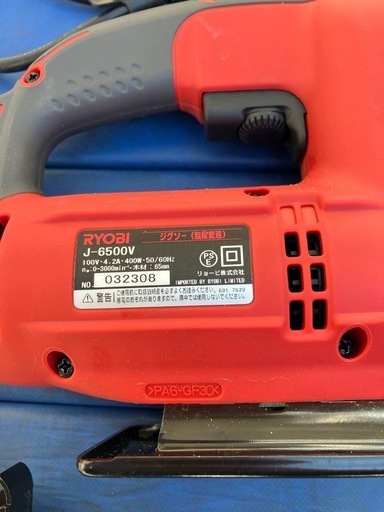 中古品 リョービ・ジグゾー・J-6500V