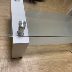 受け渡し予定者決定済みです。ガラステーブル　の画像