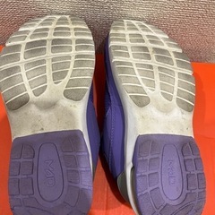 20.5 靴　ダイヤル式　紫　スニーカーの画像