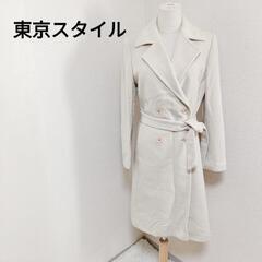 東京スタイル HI-GRADE 美品 高級アンゴラロングコート ...