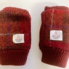 【100円】ハリスツイード 手袋 